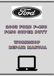 2003 FORD F-450 F450 SUPER DUTY WORKSHOP REPAIR MANUAL - PDF