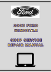 2003 FORD WINDSTAR SHOP SERVICE REPAIR MANUAL - PDF