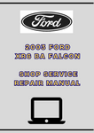 2003 FORD XR6 BA FALCON SHOP SERVICE REPAIR MANUAL - PDF