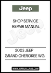UNLOCK THE FULL POTENTIAL OF YOUR 2003 JEEP GRAND CHEROKEE WG WITH OUR COMPREHENSIVE SHOP SERVICE REPAIR MANUAL. THIS ESSENTIAL GUIDE IS DESIGNED FOR BOTH SEASONED MECHANICS AND DIY ENTHUSIASTS, PROVIDING DETAILED INSTRUCTIONS AND DIAGRAMS TO HELP YOU TACKLE ANY REPAIR OR MAINTENANCE TASK WITH CONFIDENCE.