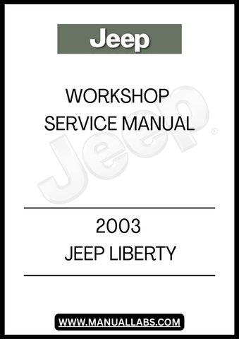 REV UP YOUR DIY SKILLS WITH THE 2003 JEEP LIBERTY WORKSHOP SERVICE MANUAL, YOUR ULTIMATE GUIDE TO MAINTAINING AND REPAIRING YOUR VEHICLE. THIS COMPREHENSIVE MANUAL IS DESIGNED SPECIFICALLY FOR JEEP LIBERTY OWNERS, PROVIDING DETAILED INSTRUCTIONS AND DIAGRAMS TO HELP YOU TACKLE ANY PROJECT WITH CONFIDENCE.