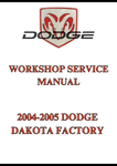 2004-2005 DODGE DAKOTA FACTORY WORKSHOP SERVICE MANUAL - PDF
