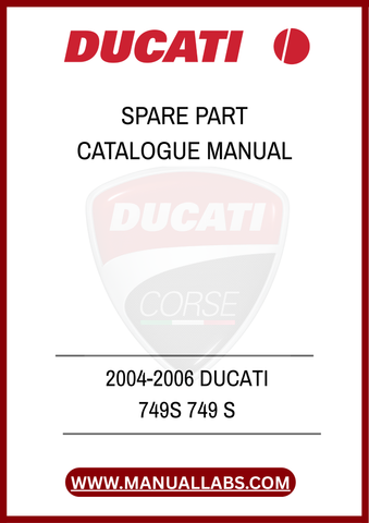 DON'T MISS OUT ON THE OPPORTUNITY TO ENHANCE YOUR DUCATI OWNERSHIP EXPERIENCE. DOWNLOAD THE 2004-2006 DUCATI 749S SPARE PARTS CATALOGUE MANUAL TODAY AND ENSURE