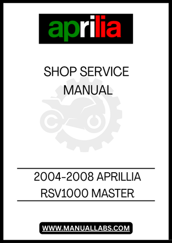 UNLOCK THE FULL POTENTIAL OF YOUR 2004-2008 APRILIA RSV1000 WITH OUR COMPREHENSIVE MASTER SHOP SERVICE MANUAL IN PDF FORMAT. THIS ESSENTIAL GUIDE IS DESIGNED FOR BOTH SEASONED MECHANICS AND ENTHUSIASTIC DIYERS, PROVIDING DETAILED INSTRUCTIONS AND INSIGHTS TO KEEP YOUR MOTORCYCLE RUNNING AT ITS BEST.