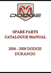 2004 - 2009 DODGE DURANGO SPARE PARTS CATALOGUE MANUAL - PDF