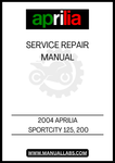 UNLOCK THE FULL POTENTIAL OF YOUR 2004 APRILIA SPORTCITY 125 WITH OUR COMPREHENSIVE 200 SERVICE REPAIR MANUAL IN PDF FORMAT. THIS ESSENTIAL GUIDE IS DESIGNED TO PROVIDE YOU WITH DETAILED INSTRUCTIONS AND INSIGHTS, ENSURING THAT YOU CAN MAINTAIN AND REPAIR YOUR SCOOTER WITH CONFIDENCE AND EASE.
