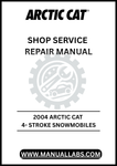 UNLOCK THE FULL POTENTIAL OF YOUR 2004 ARCTIC CAT 4-STROKE SNOWMOBILE WITH OUR COMPREHENSIVE SHOP SERVICE REPAIR MANUAL, AVAILABLE FOR INSTANT PDF DOWNLOAD. 
