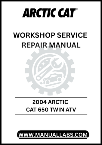 Unlock the full potential of your 2004 Arctic Cat 650 Twin ATV with our comprehensive Workshop Service Repair Manual, available for instant PDF download.