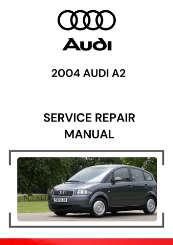 The 2004 Audi A2 Service Repair Manual is a detailed guide that provides instructions for maintaining, diagnosing, and repairing the 2004 Audi A2, a compact hatchback produced by Audi.
