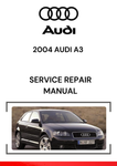 The 2004 Audi A3 Service Repair Manual is a comprehensive guide for maintaining, diagnosing, and repairing the 2004 Audi A3, a compact luxury hatchback offered by Audi.