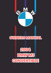 2004 BMW M3 CONVERTIBLE OWNERS MANUAL - PDF