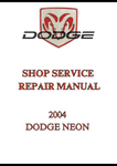 2004 DODGE NEON SHOP SERVICE REPAIR MANUAL - PDF