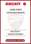 DON'T LET A MISSING PART KEEP YOU OFF THE ROAD. INVEST IN THE 2004 DUCATI 749S REPLACEMENT SPARE PARTS CATALOGUE MANUAL TODAY AND ENSURE YOUR MOTORCYCLE REMAINS IN PEAK