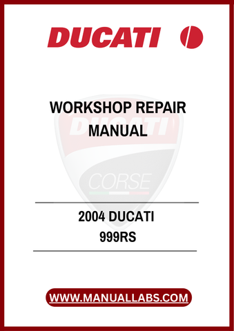 DON'T LET MINOR ISSUES TURN INTO MAJOR PROBLEMS. EQUIP YOURSELF WITH THE 2004 DUCATI 999RS WORKSHOP REPAIR MANUAL TODAY AND EXPERIENCE THE SATISFACTION OF MAINTAINING