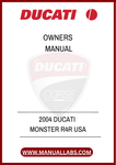 DON'T MISS OUT ON THE OPPORTUNITY TO MAXIMIZE YOUR DUCATI EXPERIENCE. DOWNLOAD THE 2004 DUCATI MONSTER R4R OWNER'S MANUAL TODAY AND RIDE WITH CONFIDENCE, KNOWING