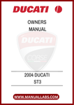 DON'T MISS OUT ON THE OPPORTUNITY TO KEEP YOUR BIKE IN PEAK CONDITION. DOWNLOAD THE 2004 DUCATI ST3 OWNERS MANUAL TODAY AND RIDE WITH CONFIDENCE, KNOWING YOU HAVE