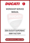 DON'T MISS THE OPPORTUNITY TO ENHANCE YOUR RIDING EXPERIENCE AND EXTEND THE LIFE OF YOUR DUCATI. DOWNLOAD THE 2004 DUCATI SUPERBIKE 999R FACTORY WORKSHOP SERVICE