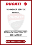 DON'T LET A LACK OF INFORMATION HOLD YOU BACK. INVEST IN THE 2004 DUCATI SUPERSPORT 800 FACTORY WORKSHOP SERVICE MANUAL TODAY AND GAIN ACCESS TO INVALUABLE RESOURCES