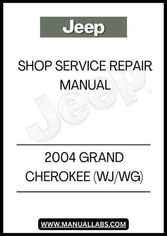 DISCOVER THE ULTIMATE RESOURCE FOR MAINTAINING AND REPAIRING YOUR 2004 JEEP GRAND CHEROKEE (WJ/WG) WITH OUR COMPREHENSIVE SHOP SERVICE REPAIR MANUAL. THIS MANUAL IS METICULOUSLY DESIGNED TO PROVIDE YOU WITH DETAILED INSTRUCTIONS, DIAGRAMS, AND SPECIFICATIONS, ENSURING THAT YOU HAVE EVERYTHING YOU NEED TO KEEP YOUR VEHICLE RUNNING SMOOTHLY.