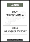 DISCOVER THE ULTIMATE RESOURCE FOR YOUR 2004 JEEP WRANGLER WITH THE FACTORY SHOP SERVICE MANUAL. THIS COMPREHENSIVE GUIDE IS DESIGNED TO PROVIDE YOU WITH DETAILED INFORMATION ON MAINTENANCE, REPAIR, AND TROUBLESHOOTING, ENSURING YOUR VEHICLE RUNS AT ITS BEST. WITH STEP-BY-STEP INSTRUCTIONS AND CLEAR DIAGRAMS, YOU'LL HAVE EVERYTHING YOU NEED TO TACKLE ANY PROJECT WITH CONFIDENCE.