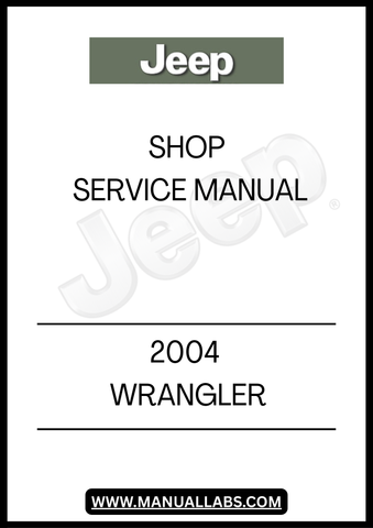 UNLOCK THE FULL POTENTIAL OF YOUR 2004 JEEP WRANGLER WITH OUR COMPREHENSIVE SHOP SERVICE MANUAL. THIS ESSENTIAL GUIDE IS DESIGNED FOR BOTH SEASONED MECHANICS AND DIY ENTHUSIASTS, PROVIDING DETAILED INSTRUCTIONS AND DIAGRAMS TO HELP YOU TACKLE ANY REPAIR OR MAINTENANCE TASK WITH CONFIDENCE.