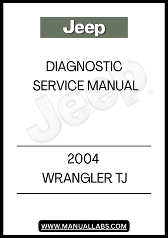 UNLOCK THE FULL POTENTIAL OF YOUR 2004 JEEP WRANGLER TJ WITH OUR COMPREHENSIVE SERVICE DIAGNOSTIC MANUAL. THIS ESSENTIAL GUIDE IS DESIGNED TO HELP YOU TROUBLESHOOT AND RESOLVE ISSUES EFFICIENTLY, ENSURING YOUR VEHICLE RUNS SMOOTHLY AND RELIABLY. WITH DETAILED DIAGRAMS, STEP-BY-STEP INSTRUCTIONS, AND EXPERT TIPS, YOU'LL HAVE EVERYTHING YOU NEED AT YOUR FINGERTIPS.