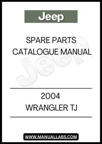 DISCOVER THE ULTIMATE RESOURCE FOR JEEP ENTHUSIASTS WITH THE 2004 JEEP WRANGLER TJ SPARE PARTS CATALOGUE MANUAL. THIS COMPREHENSIVE GUIDE IS DESIGNED TO HELP YOU NAVIGATE THE INTRICATE WORLD OF JEEP PARTS, ENSURING YOU FIND EXACTLY WHAT YOU NEED TO KEEP YOUR VEHICLE RUNNING SMOOTHLY AND LOOKING GREAT