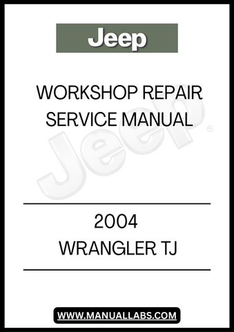 REV UP YOUR DIY SKILLS WITH THE 2004 JEEP WRANGLER TJ WORKSHOP REPAIR SERVICE MANUAL. THIS COMPREHENSIVE GUIDE IS DESIGNED SPECIFICALLY FOR JEEP ENTHUSIASTS AND MECHANICS ALIKE, PROVIDING DETAILED INSTRUCTIONS AND DIAGRAMS TO TACKLE ANY REPAIR OR MAINTENANCE TASK WITH CONFIDENCE. FROM ENGINE DIAGNOSTICS TO ELECTRICAL SYSTEMS, THIS MANUAL COVERS IT ALL, ENSURING YOU HAVE THE KNOWLEDGE AT YOUR FINGERTIPS TO KEEP YOUR WRANGLER RUNNING SMOOTHLY.