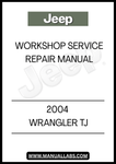 REV UP YOUR DIY SKILLS WITH THE 2004 JEEP WRANGLER TJ WORKSHOP SERVICE REPAIR MANUAL. THIS COMPREHENSIVE GUIDE IS DESIGNED SPECIFICALLY FOR JEEP ENTHUSIASTS AND MECHANICS ALIKE, PROVIDING DETAILED INSTRUCTIONS AND DIAGRAMS TO TACKLE ANY REPAIR OR MAINTENANCE TASK WITH CONFIDENCE.