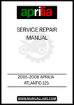 UNLOCK THE FULL POTENTIAL OF YOUR 2005-2006 APRILIA ATLANTIC 125 WITH OUR COMPREHENSIVE SERVICE REPAIR MANUAL IN PDF FORMAT. THIS ESSENTIAL GUIDE IS DESIGNED TO PROVIDE YOU WITH DETAILED INSTRUCTIONS AND INSIGHTS, ENSURING THAT YOU CAN PERFORM MAINTENANCE AND REPAIRS WITH CONFIDENCE AND EASE.