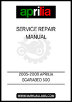 UNLOCK THE FULL POTENTIAL OF YOUR 2005-2006 APRILIA SCARABEO 500 WITH OUR COMPREHENSIVE SERVICE REPAIR MANUAL IN PDF FORMAT. THIS ESSENTIAL GUIDE IS DESIGNED TO PROVIDE YOU WITH DETAILED INSTRUCTIONS AND INSIGHTS, ENSURING THAT YOU CAN PERFORM MAINTENANCE AND REPAIRS WITH CONFIDENCE AND EASE.