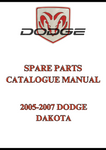 2005-2007 DODGE DAKOTA SPARE PARTS CATALOGUE MANUAL - PDF