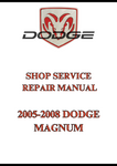 2005-2008 DODGE MAGNUM SHOP SERVICE REPAIR MANUAL - PDF