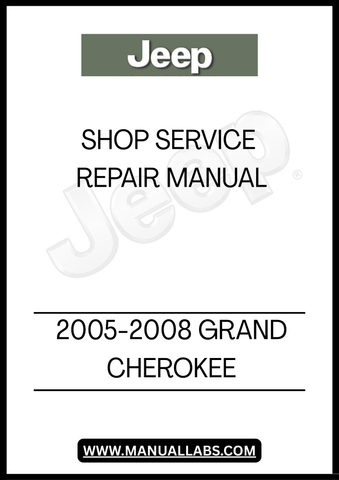 DISCOVER THE ULTIMATE RESOURCE FOR MAINTAINING YOUR 2005-2008 GRAND CHEROKEE WITH OUR COMPREHENSIVE SHOP SERVICE REPAIR MANUAL. THIS ESSENTIAL GUIDE IS DESIGNED TO PROVIDE YOU WITH DETAILED INSTRUCTIONS, DIAGRAMS, AND SPECIFICATIONS TO ENSURE YOUR VEHICLE RUNS SMOOTHLY AND EFFICIENTLY.