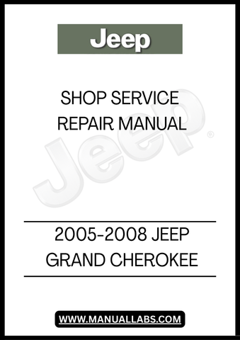 UNLOCK THE FULL POTENTIAL OF YOUR 2005-2008 JEEP GRAND CHEROKEE WITH OUR COMPREHENSIVE SHOP SERVICE REPAIR MANUAL. THIS ESSENTIAL GUIDE IS DESIGNED FOR BOTH DIY ENTHUSIASTS AND PROFESSIONAL MECHANICS, PROVIDING DETAILED INSTRUCTIONS AND INSIGHTS TO KEEP YOUR VEHICLE RUNNING SMOOTHLY.