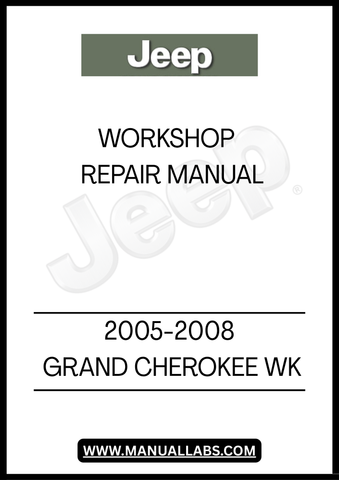 UNLOCK THE FULL POTENTIAL OF YOUR 2005-2008 JEEP GRAND CHEROKEE WITH OUR COMPREHENSIVE WORKSHOP REPAIR MANUAL. THIS ESSENTIAL GUIDE IS DESIGNED FOR BOTH DIY ENTHUSIASTS AND PROFESSIONAL MECHANICS, PROVIDING DETAILED INSTRUCTIONS AND DIAGRAMS TO TACKLE ANY REPAIR OR MAINTENANCE TASK WITH CONFIDENCE.