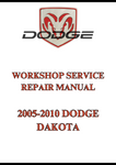 2005-2010 DODGE DAKOTA WORKSHOP SERVICE REPAIR MANUAL - PDF