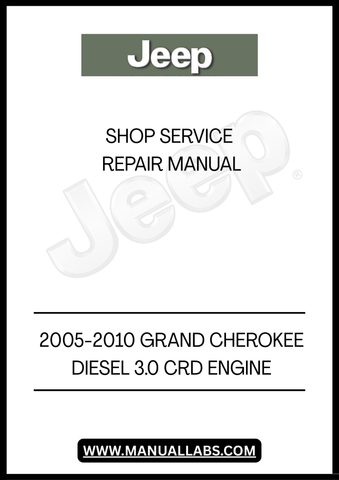 UNLOCK THE FULL POTENTIAL OF YOUR 2005-2010 GRAND CHEROKEE DIESEL 3.0 CRD WITH OUR COMPREHENSIVE SHOP SERVICE REPAIR MANUAL. THIS ESSENTIAL GUIDE IS DESIGNED TO PROVIDE YOU WITH DETAILED INSTRUCTIONS AND EXPERT INSIGHTS, ENSURING THAT YOU CAN TACKLE ANY REPAIR OR MAINTENANCE TASK WITH CONFIDENCE.