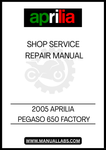  UNLOCK THE FULL POTENTIAL OF YOUR 2005 APRILIA PEGASO 650 WITH OUR COMPREHENSIVE FACTORY SHOP SERVICE REPAIR MANUAL IN PDF FORMAT. THIS ESSENTIAL GUIDE IS DESIGNED TO PROVIDE YOU WITH DETAILED INSTRUCTIONS AND INSIGHTS, ENSURING THAT YOU CAN PERFORM MAINTENANCE AND REPAIRS WITH CONFIDENCE AND PRECISION.