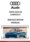 The 2005 Audi S4 Cabriolet Service Repair Manual is a comprehensive guide designed to help owners and technicians maintain, diagnose, and repair the 2005 Audi S4 Cabriolet, a high-performance convertible from Audi's lineup.