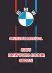 2005 BMW 760LI 4 DOOR SEDAN OWNER'S MANUAL - PDF 