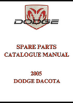 2005 DODGE DACOTA SPARE PARTS CATALOGUE MANUAL - PDF