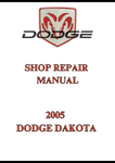 2005 DODGE DAKOTA SHOP REPAIR MANUAL - PDF