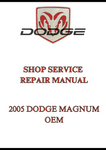 2005 DODGE MAGNUM OEM SHOP SERVICE REPAIR MANUAL - PDF