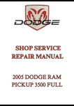 2005 DODGE RAM SRT-10 SHOP SERVICE REPAIR MANUAL - PDF
