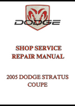 2005 DODGE STRATUS COUPE SHOP SERVICE REPAIR MANUAL - PDF