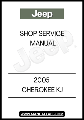 DISCOVER THE ULTIMATE RESOURCE FOR MAINTAINING AND REPAIRING YOUR 2005 JEEP CHEROKEE KJ WITH OUR COMPREHENSIVE SHOP SERVICE MANUAL. THIS ESSENTIAL GUIDE IS DESIGNED TO PROVIDE YOU WITH DETAILED INSTRUCTIONS, DIAGRAMS, AND SPECIFICATIONS TO ENSURE YOUR VEHICLE RUNS SMOOTHLY AND EFFICIENTLY.