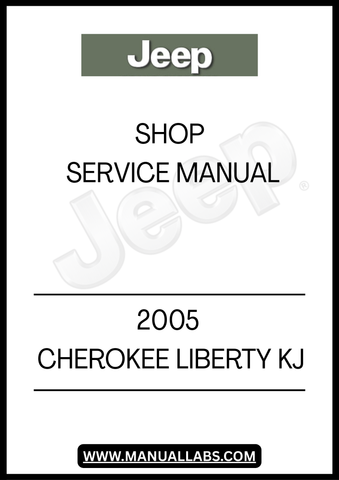 DISCOVER THE ULTIMATE RESOURCE FOR MAINTAINING AND REPAIRING YOUR 2005 JEEP CHEROKEE LIBERTY KJ WITH OUR COMPREHENSIVE SHOP SERVICE MANUAL. THIS ESSENTIAL GUIDE IS DESIGNED TO PROVIDE YOU WITH DETAILED INSTRUCTIONS, DIAGRAMS, AND SPECIFICATIONS TO ENSURE YOUR VEHICLE RUNS SMOOTHLY AND EFFICIENTLY.