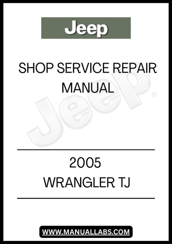 REV UP YOUR DIY SKILLS WITH THE 2005 JEEP WRANGLER TJ SHOP SERVICE REPAIR MANUAL. THIS COMPREHENSIVE GUIDE IS DESIGNED SPECIFICALLY FOR JEEP ENTHUSIASTS AND MECHANICS, PROVIDING DETAILED INSTRUCTIONS AND DIAGRAMS TO TACKLE ANY REPAIR OR MAINTENANCE TASK WITH CONFIDENCE.