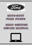 2006-2007 FORD FOCUS SHOP SERVICE REPAIR MANUAL - PDF